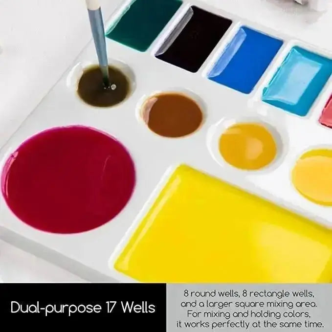 meeden-palettes-rectangle-palette-c-ramique-blanche-16-puits image 4