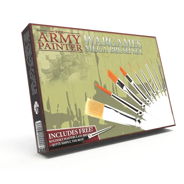 the-army-painter-mega-brush-set-10-pinceaux-figurine image 1