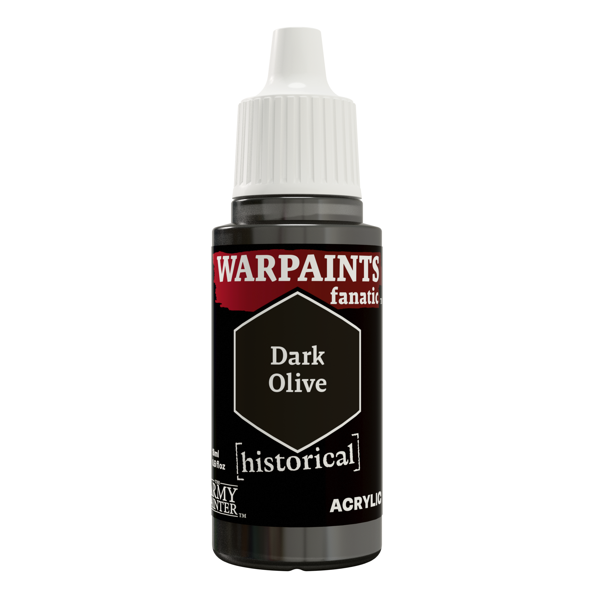 army-painter-warpaints-historical-dark-olive-peinture-18ml image 1