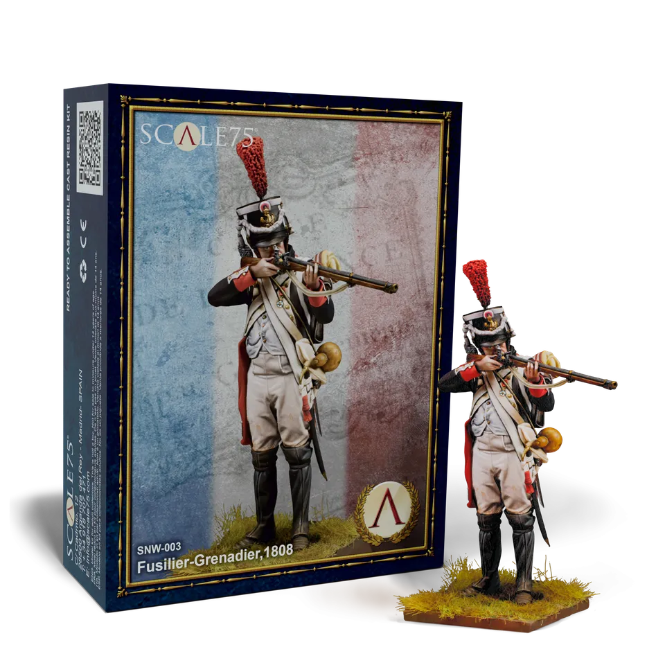 scale75-napoleonic-wars-fusilier-grenadier-1808-figurine-75-mm image 1