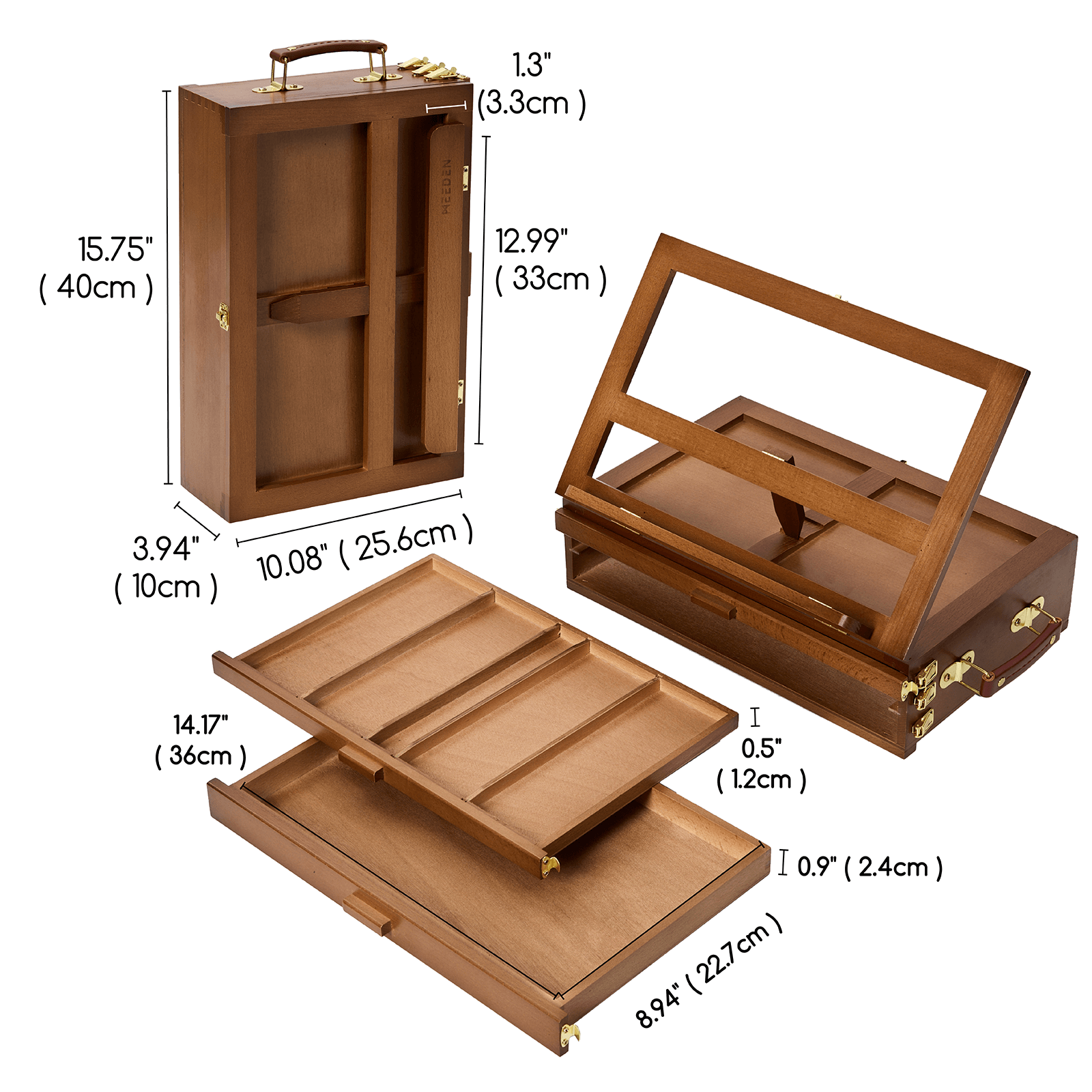 meeden-xhh-03-sketchbox-chevalet-de-table-noyer-tiroirs image 8