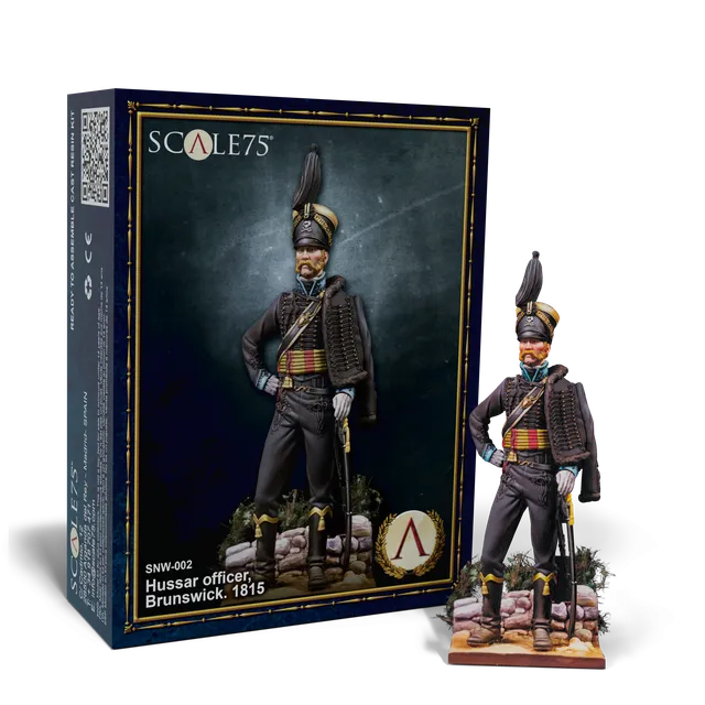 scale75-napoleonic-hussar-brunswick-1815-figurine-75mm-r-sine image 1