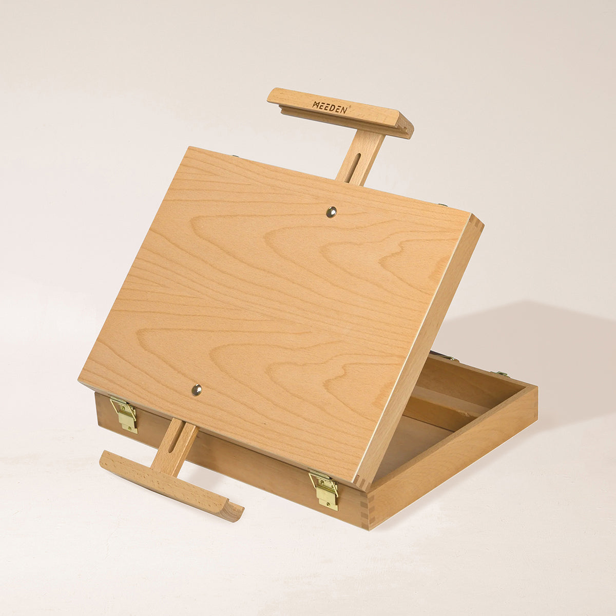 meeden-hbx-6-chevalet-de-table-bois-h-tre-valise image 1