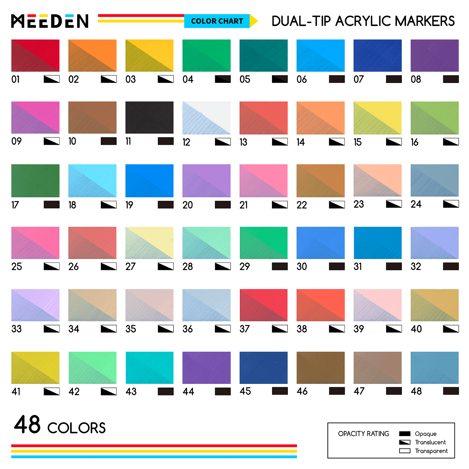 meeden-markers-48-feutres-acrylique-double-pointe image 7