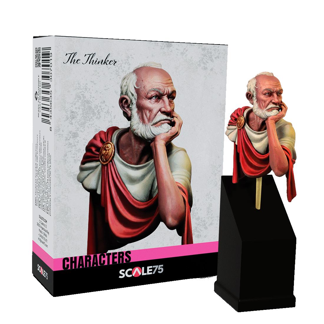 scale75-characters-the-thinker-figurine-r-sine-1-10-non-peinte image 1