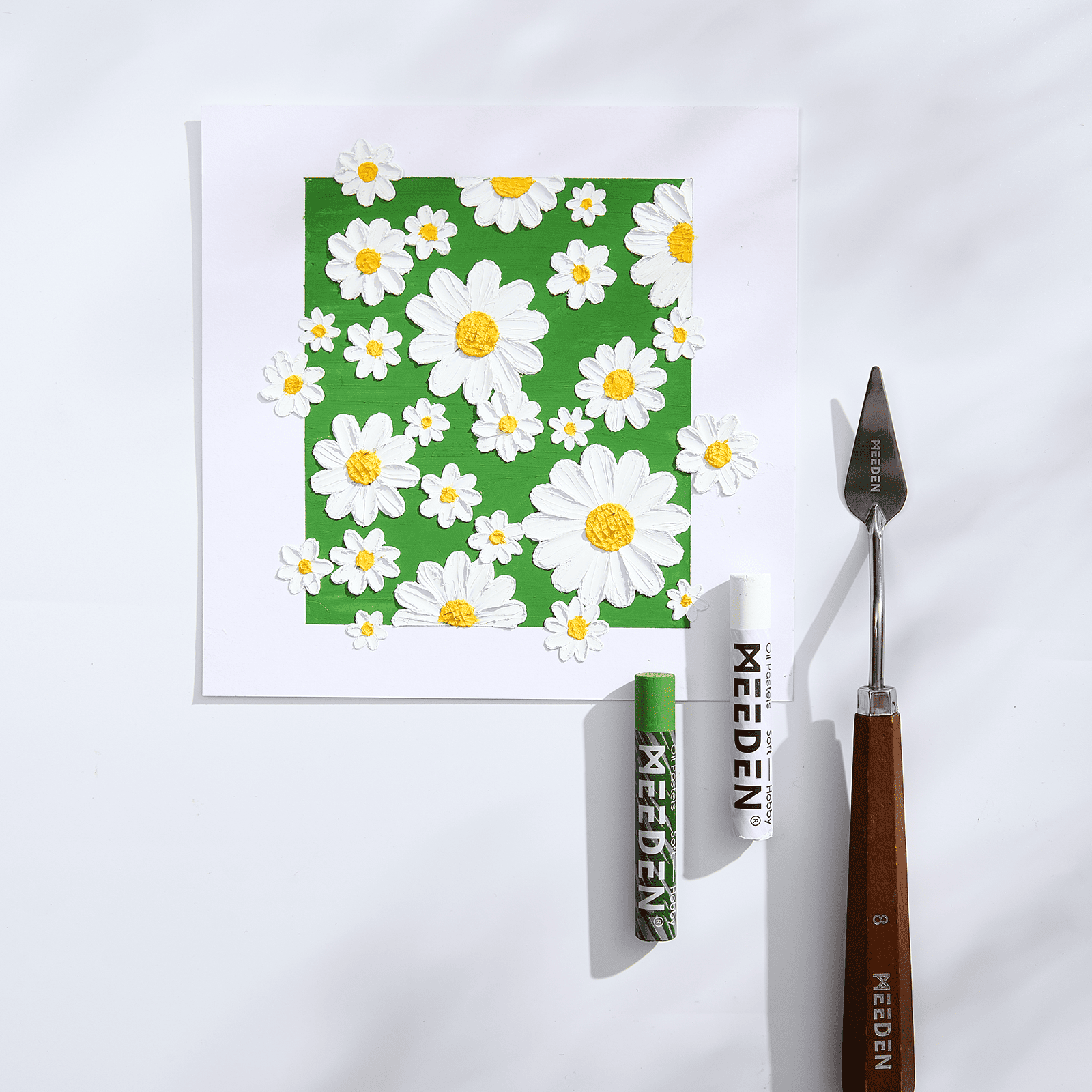 meeden-pastels-blanc-pastel-l-huile-tendre-lot-de-6 image 8