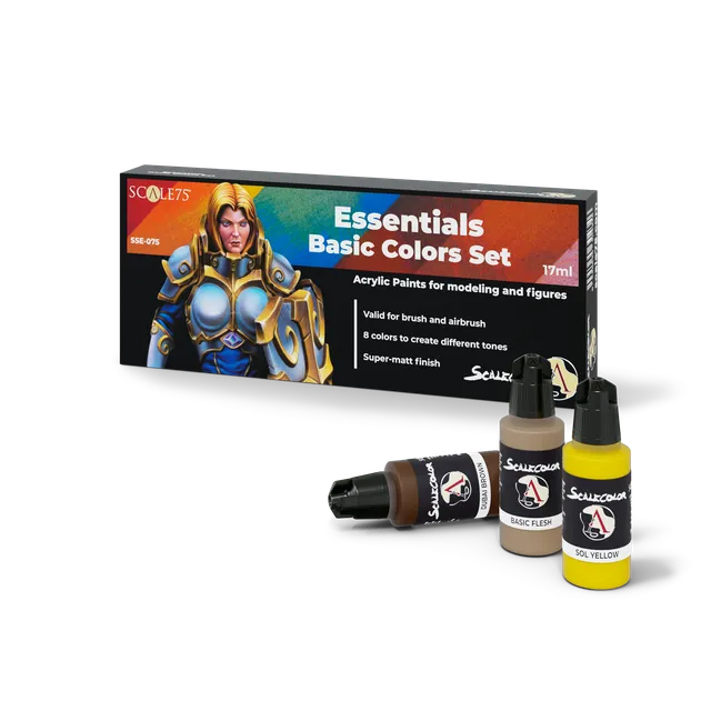 scale75-essentials-basic-colors-set-peinture-8-couleurs image 1