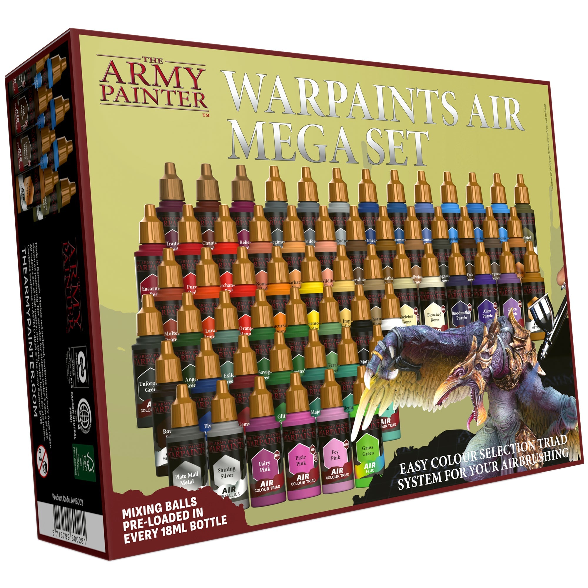 the-army-painter-warpaints-air-mega-set-peinture-a-rographe-60x18ml image 1