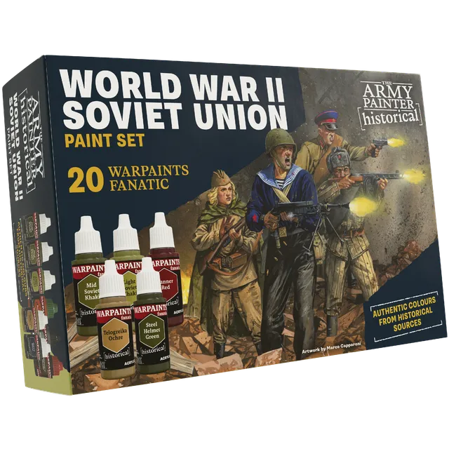 the-army-painter-historical-wwii-soviet-union-combo-set-20-peintures image 1