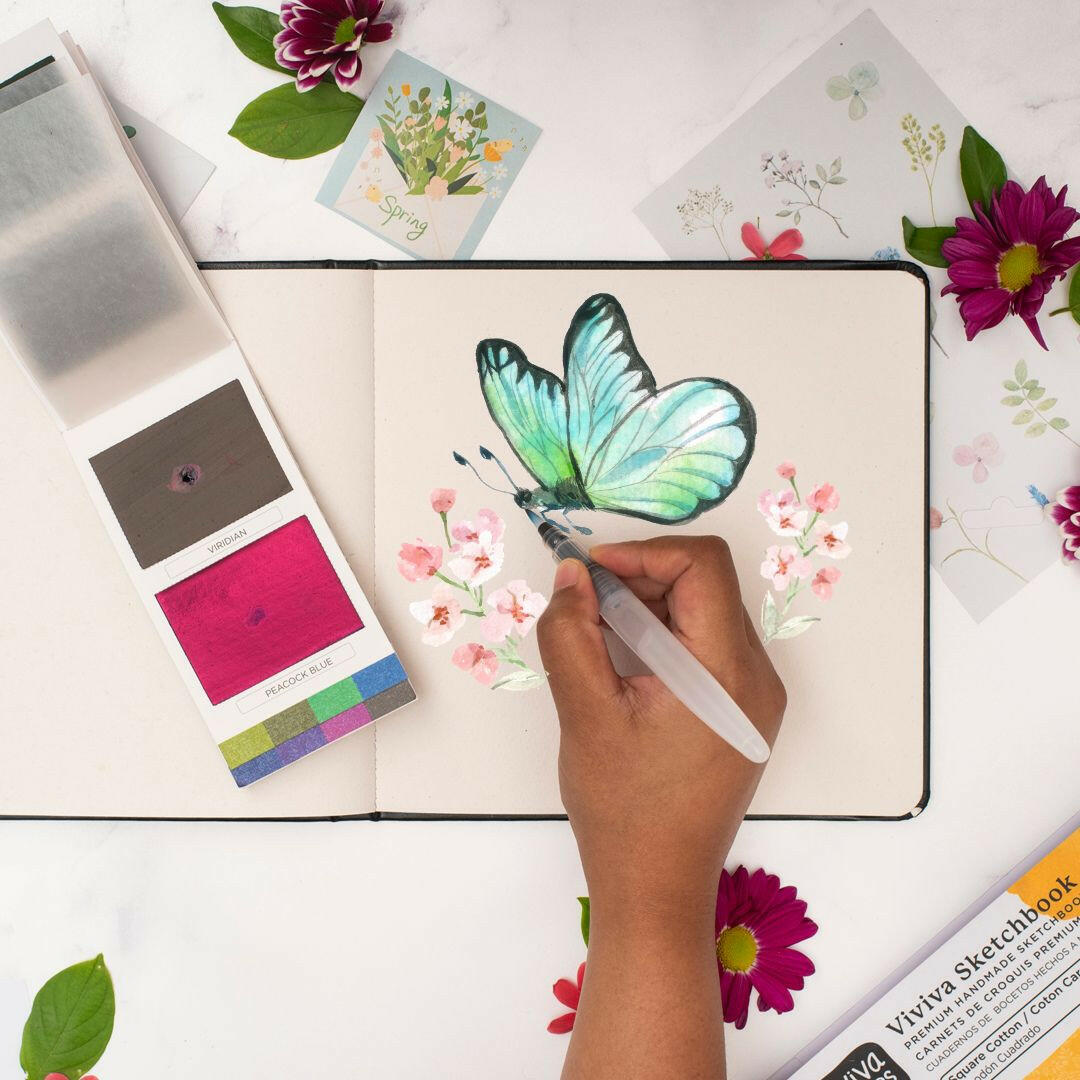 viviva-colors-sketchbooks-carnet-croquis-carr-papier-ivoire-64-pages image 7