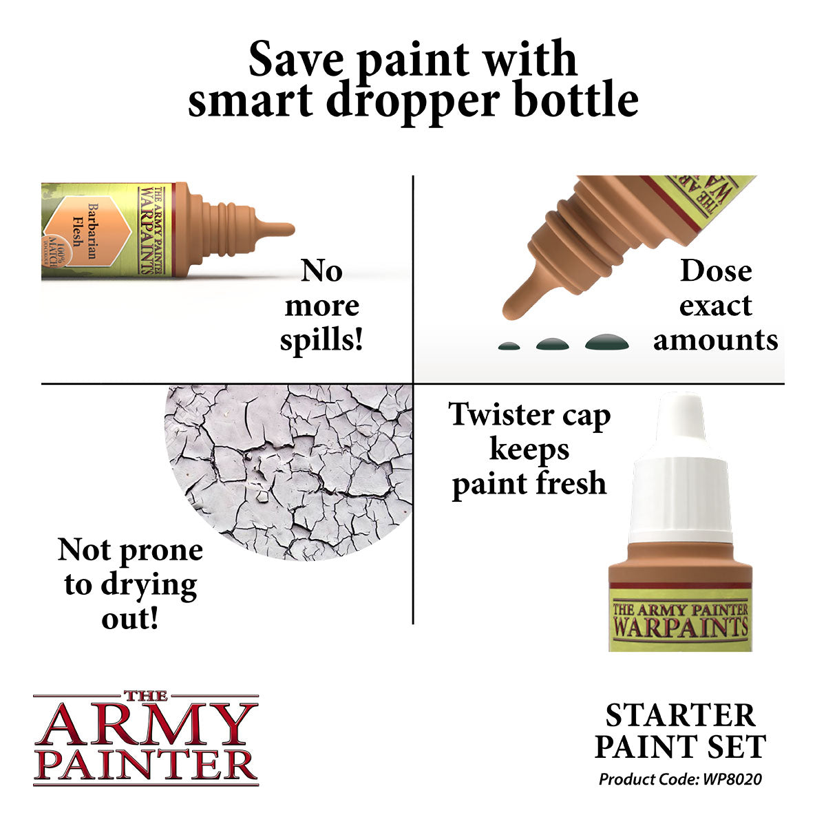 the-army-painter-warpaints-starter-paint-set-peinture-10-couleurs-pinceau image 4