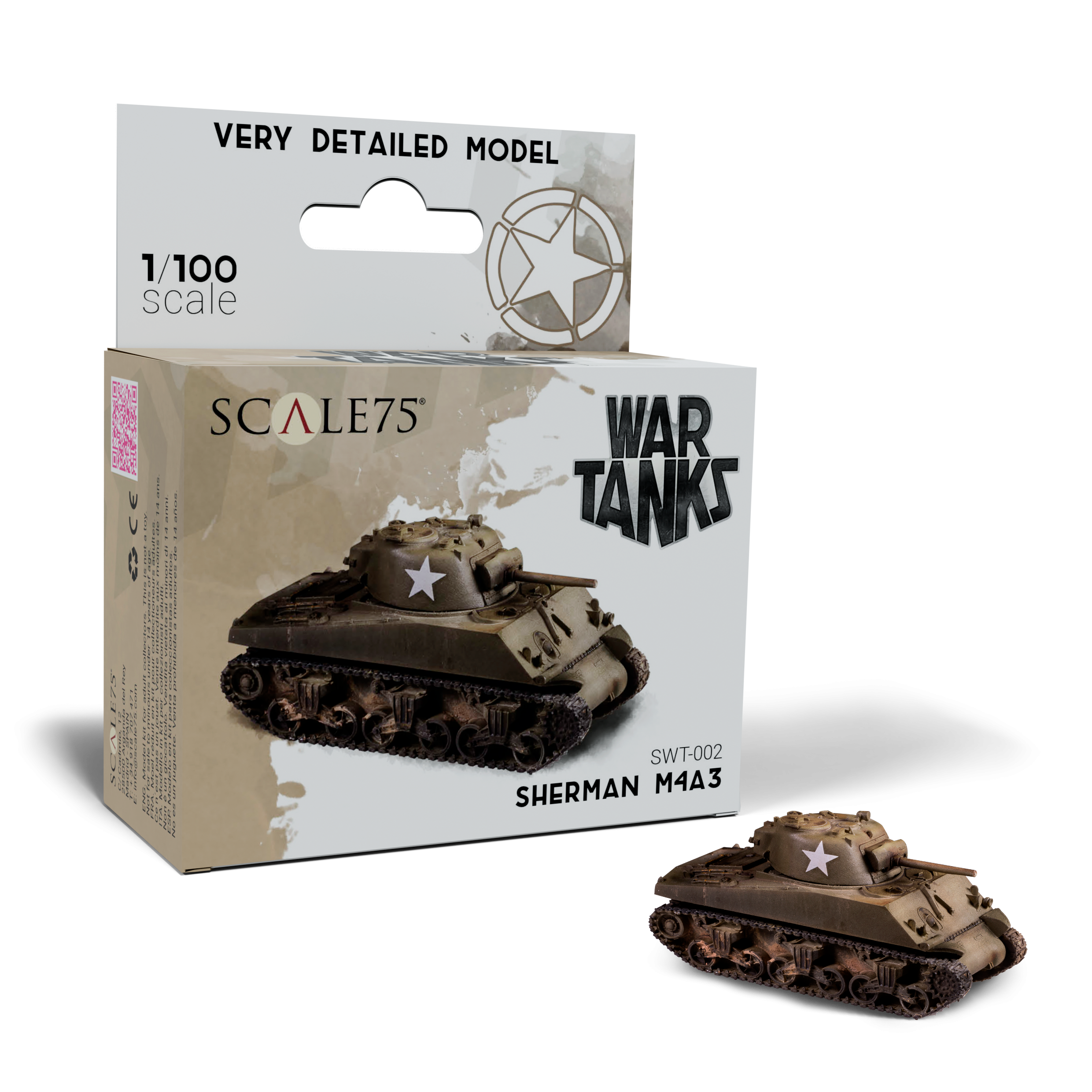 scale75-models-sherman-m4a3-char-r-sine-non-peint-1-100 image 1