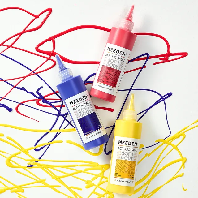 meeden-acrylic-peinture-acrylique-blanc-titane-250ml image 1