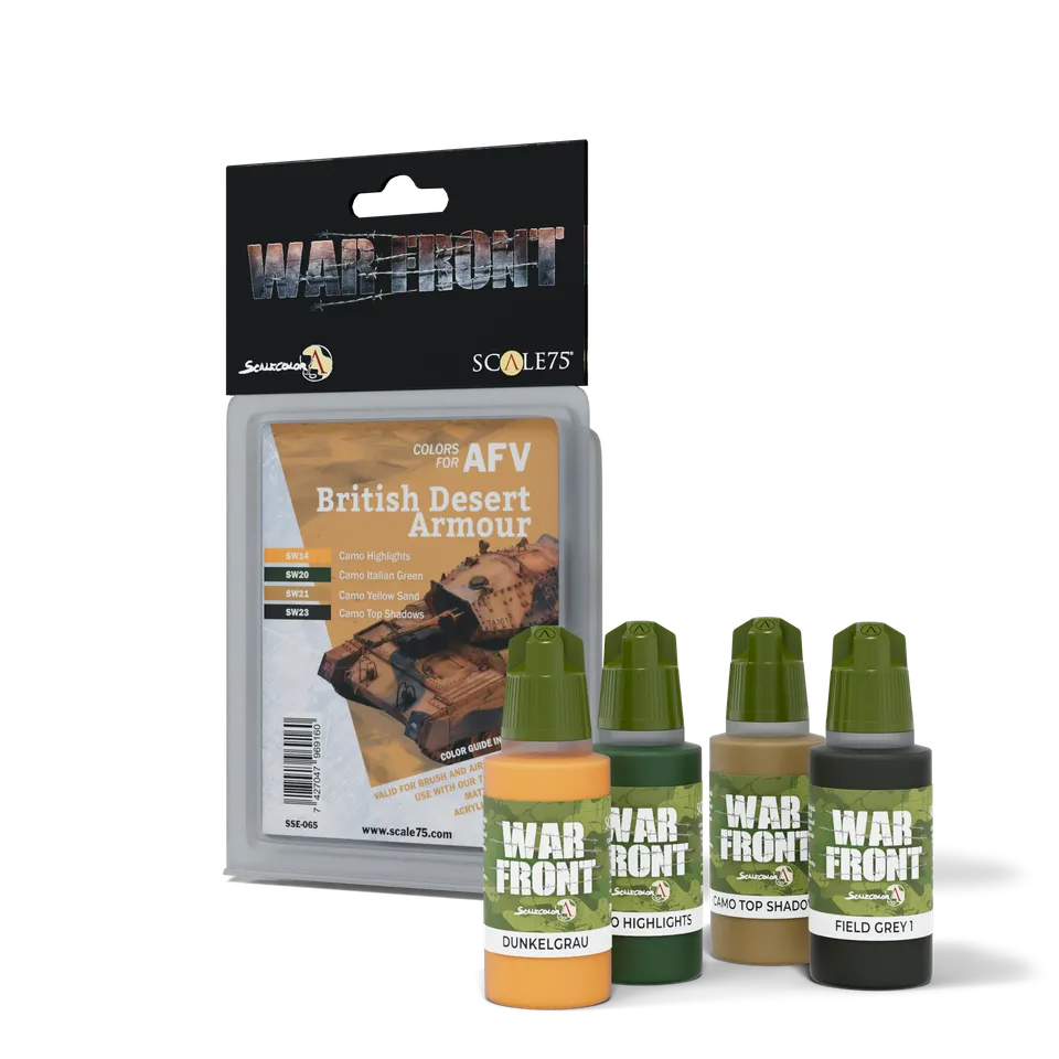 scale75-warfront-british-desert-armour-set-peinture-camouflage-d-sert-4-pots image 1