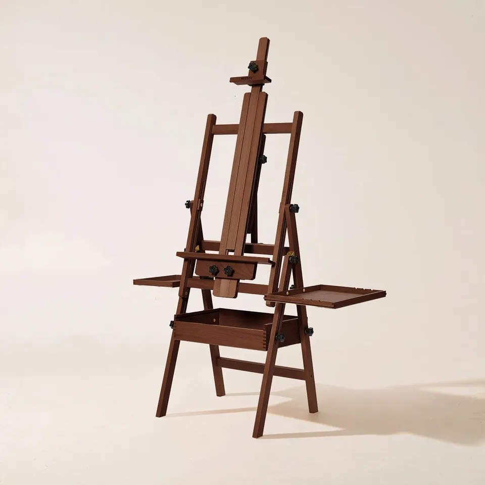 meeden-floor-easels-chevalet-h-tre-noyer-rangement image 1