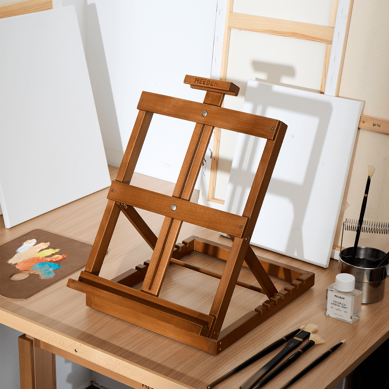 meeden-hj-11-chevalet-de-table-h-noyer-58-cm image 3