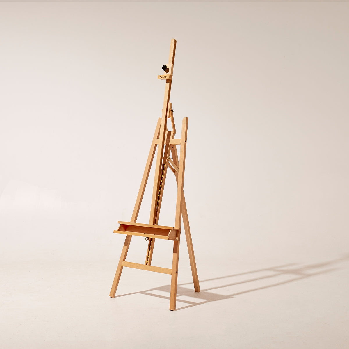 meeden-w09b-chevalet-sur-pied-lyre-h-tre-toile-122-cm image 1