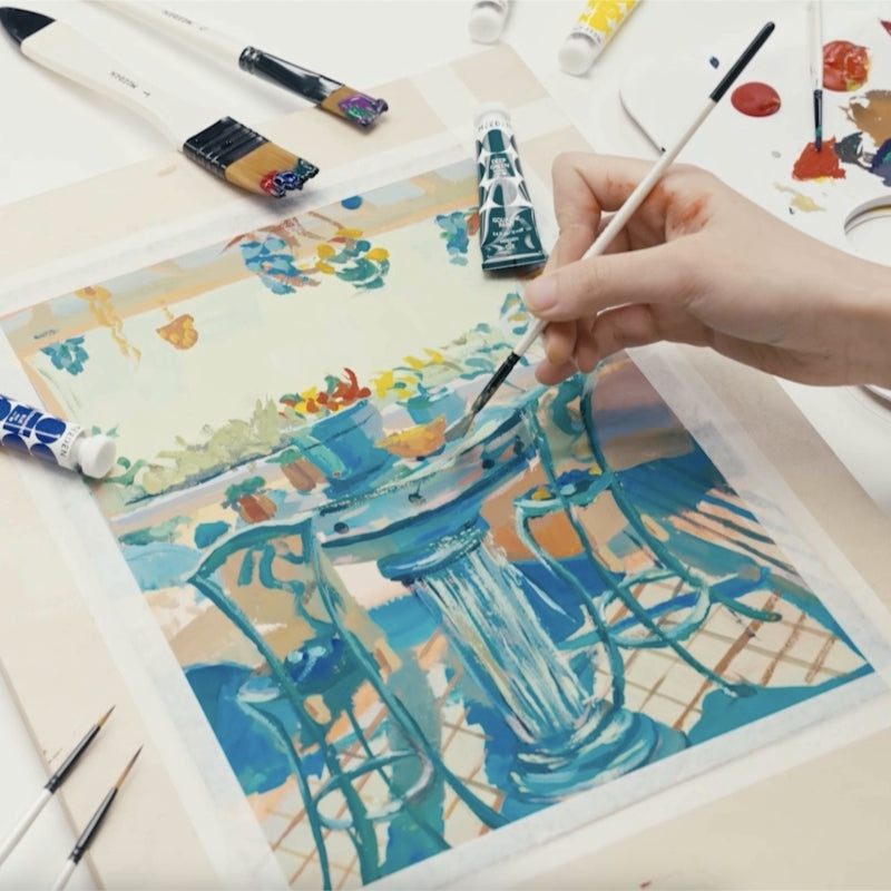 meeden-gouache-24-tubes-12-ml-peinture-opaque image 5