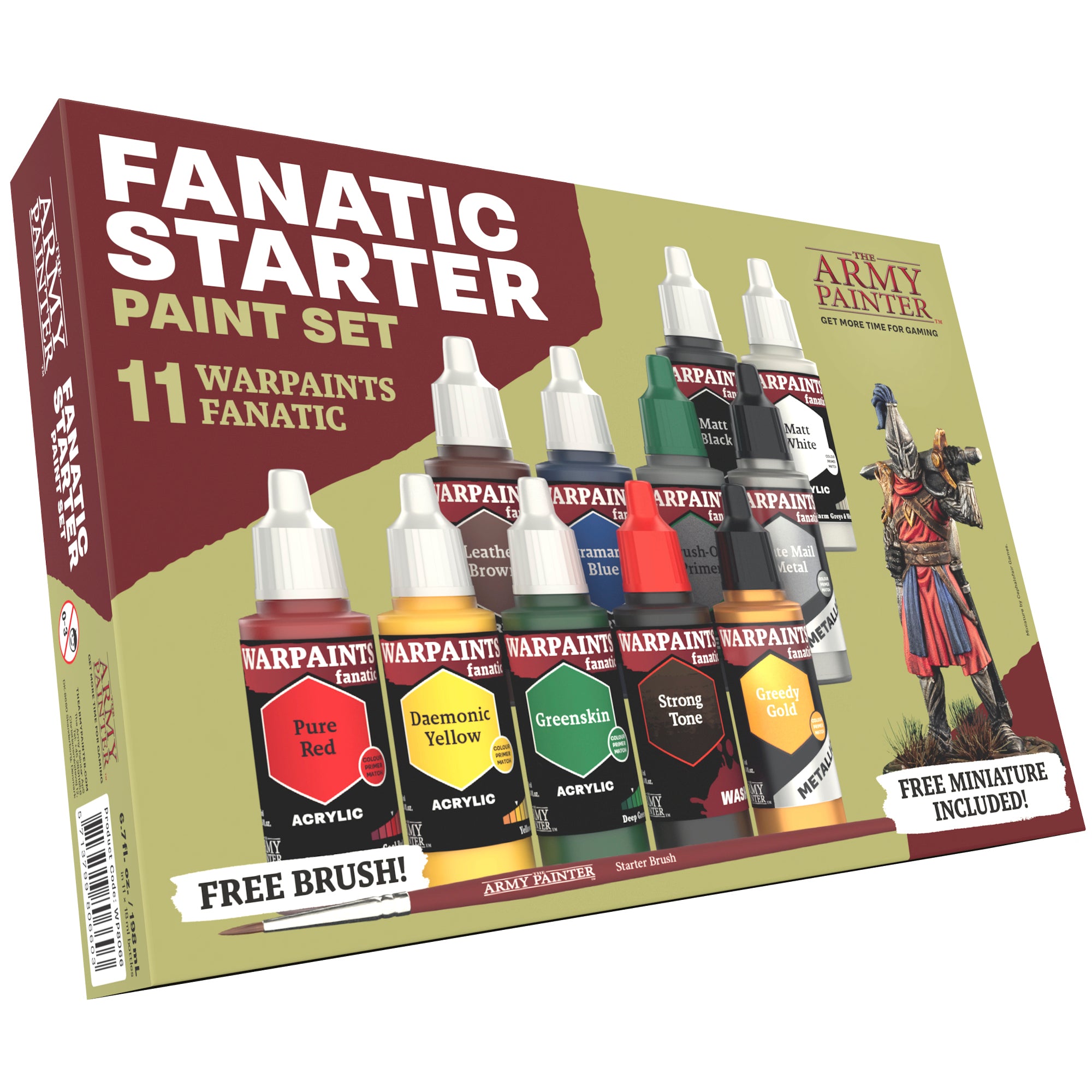 the-army-painter-fanatic-starter-set-peinture-11-couleurs-brush image 1