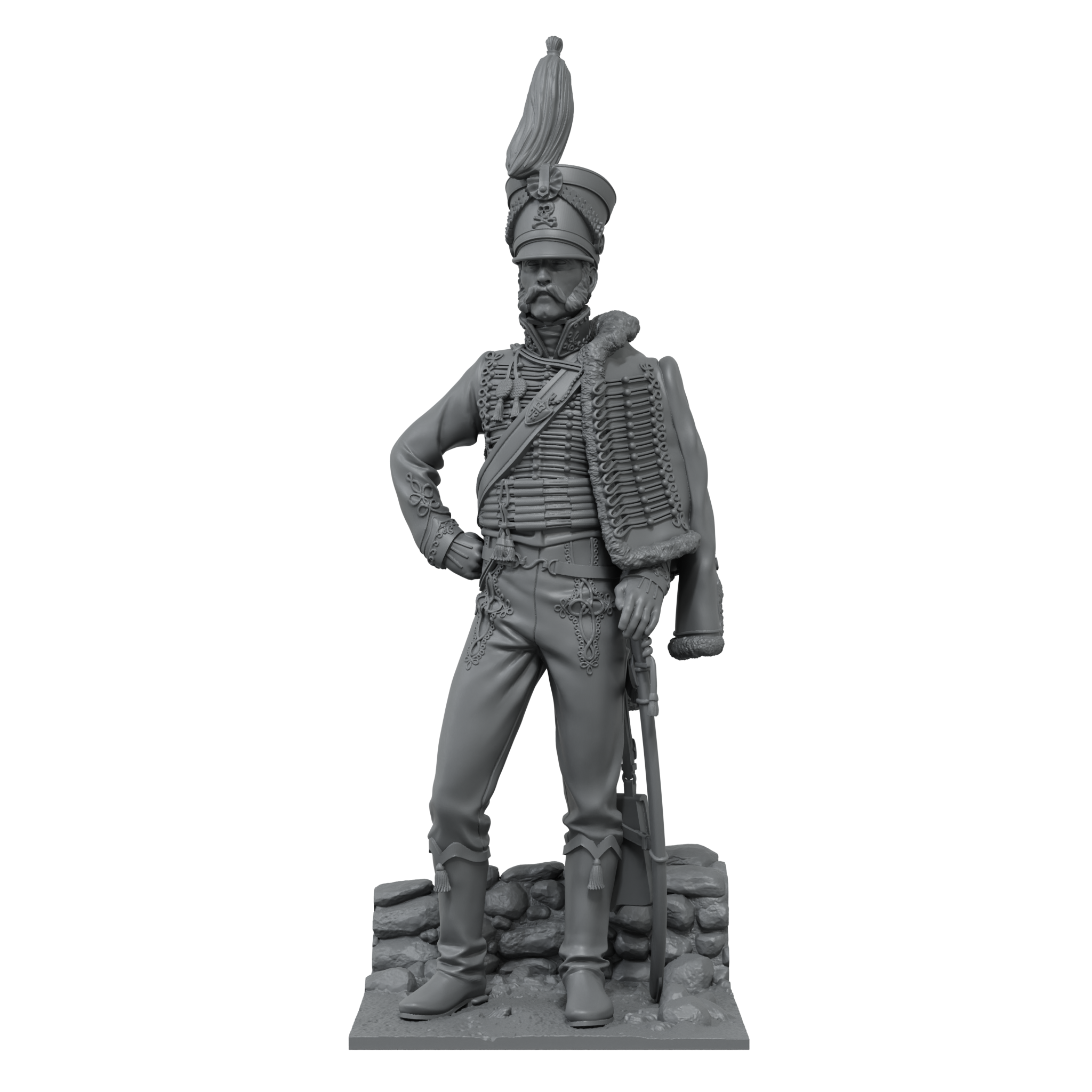 scale75-napoleonic-hussar-brunswick-1815-figurine-75mm-r-sine image 2