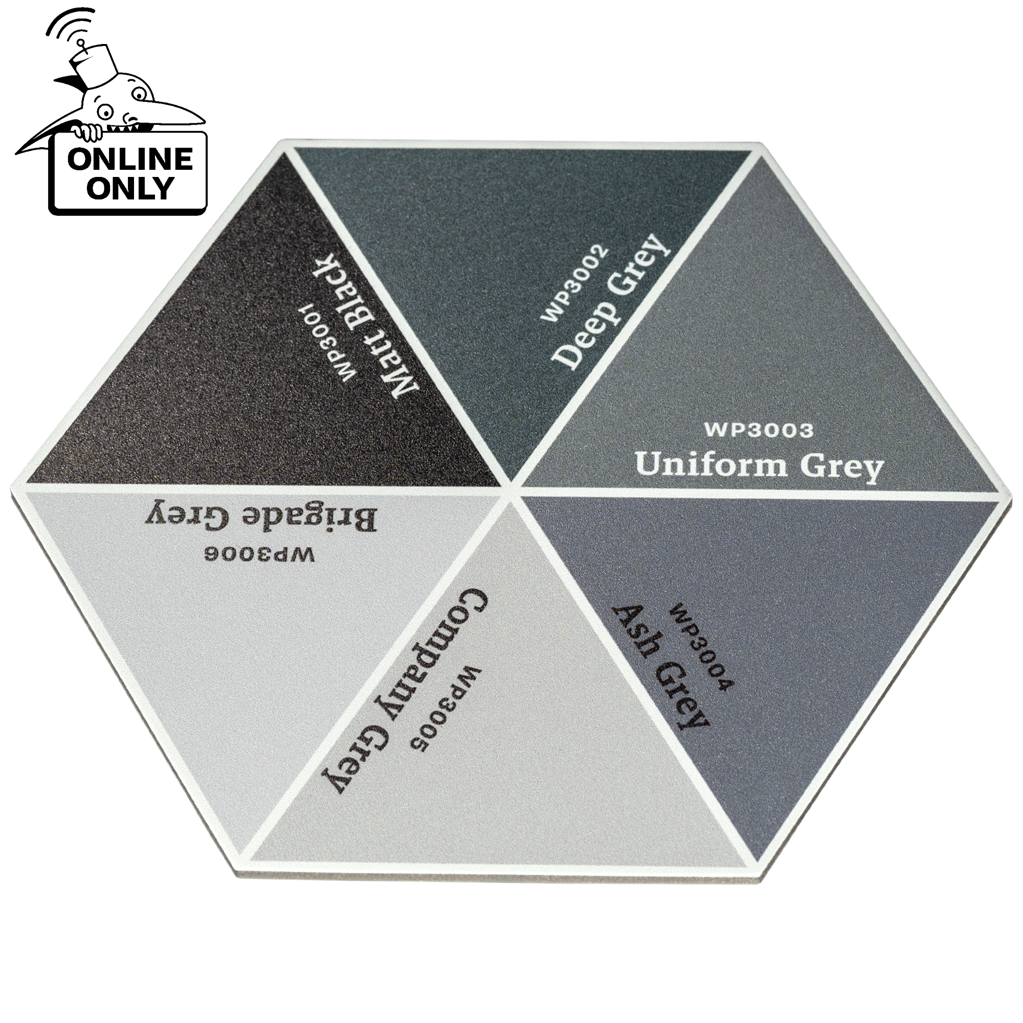 the-army-painter-hex-cutting-mat-tapis-d-coupe-noir-et-gris image 1