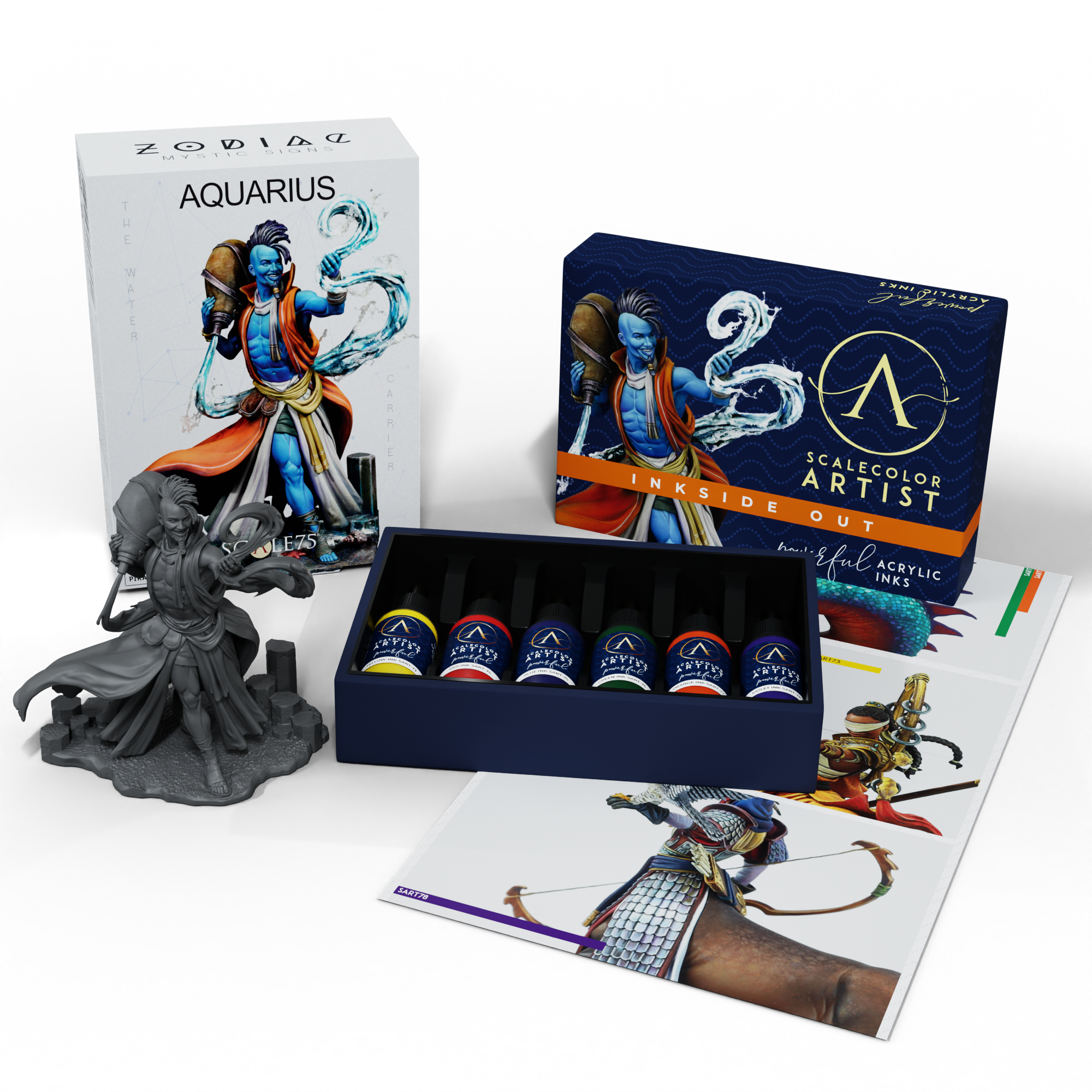 scale75-bundles-pack-inkside-out-aquarius-peinture-figurine image 1