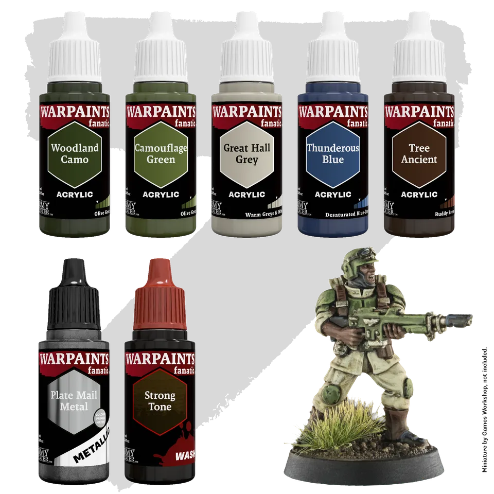 the-army-painter-combat-se7ens-field-gear-green-set-peinture-7-pots image 1