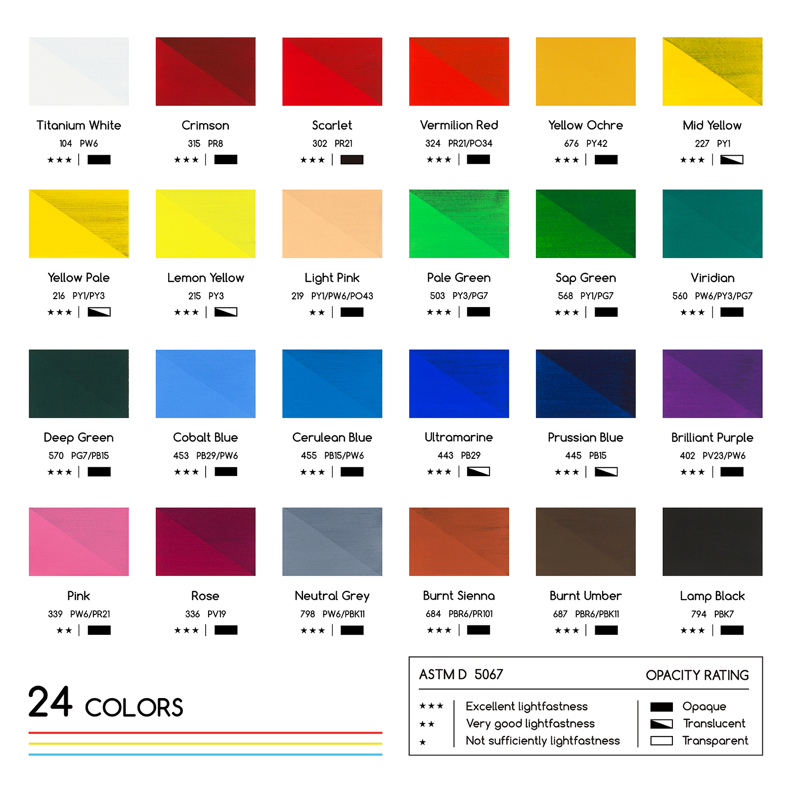 meeden-gouache-24-tubes-12-ml-peinture-opaque image 7
