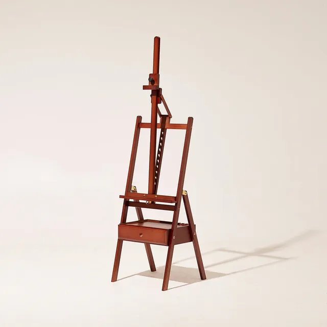 meeden-hj-2a-chevalet-atelier-h-tre-noyer-fonc-cadre-h image 1