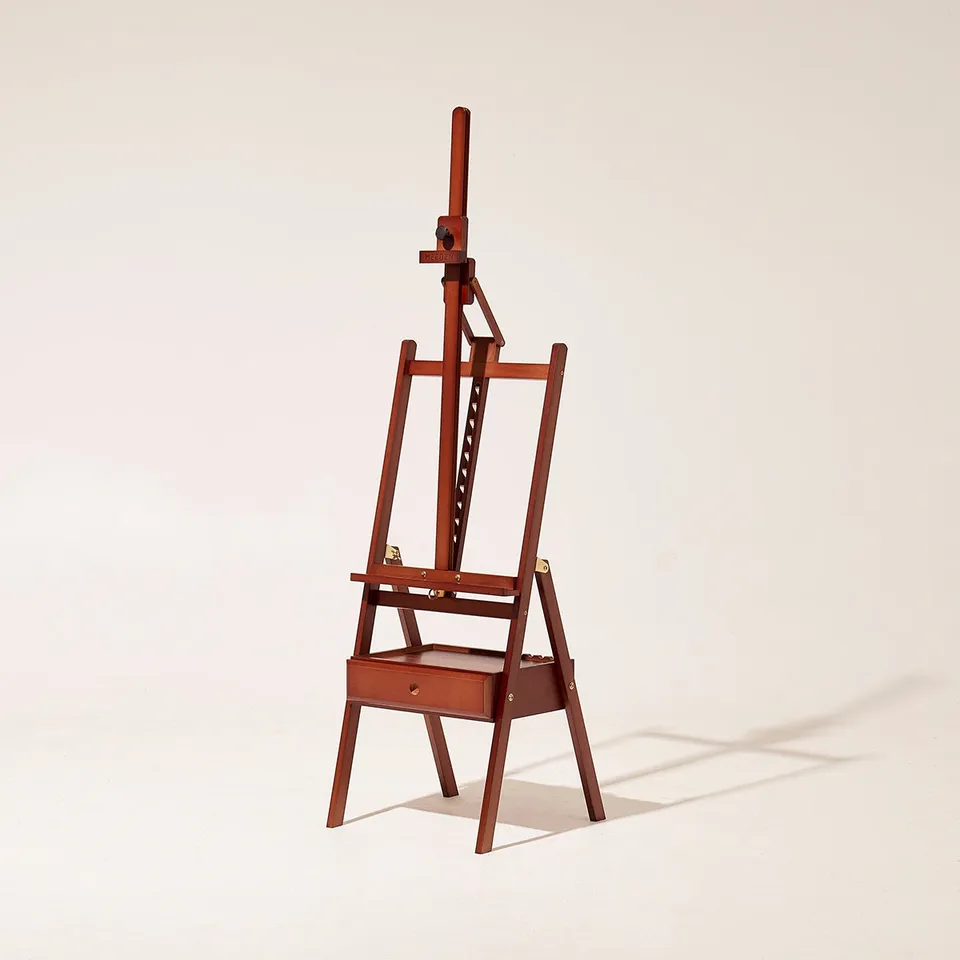 meeden-hj-2a-chevalet-atelier-h-tre-noyer-fonc-cadre-h image 1