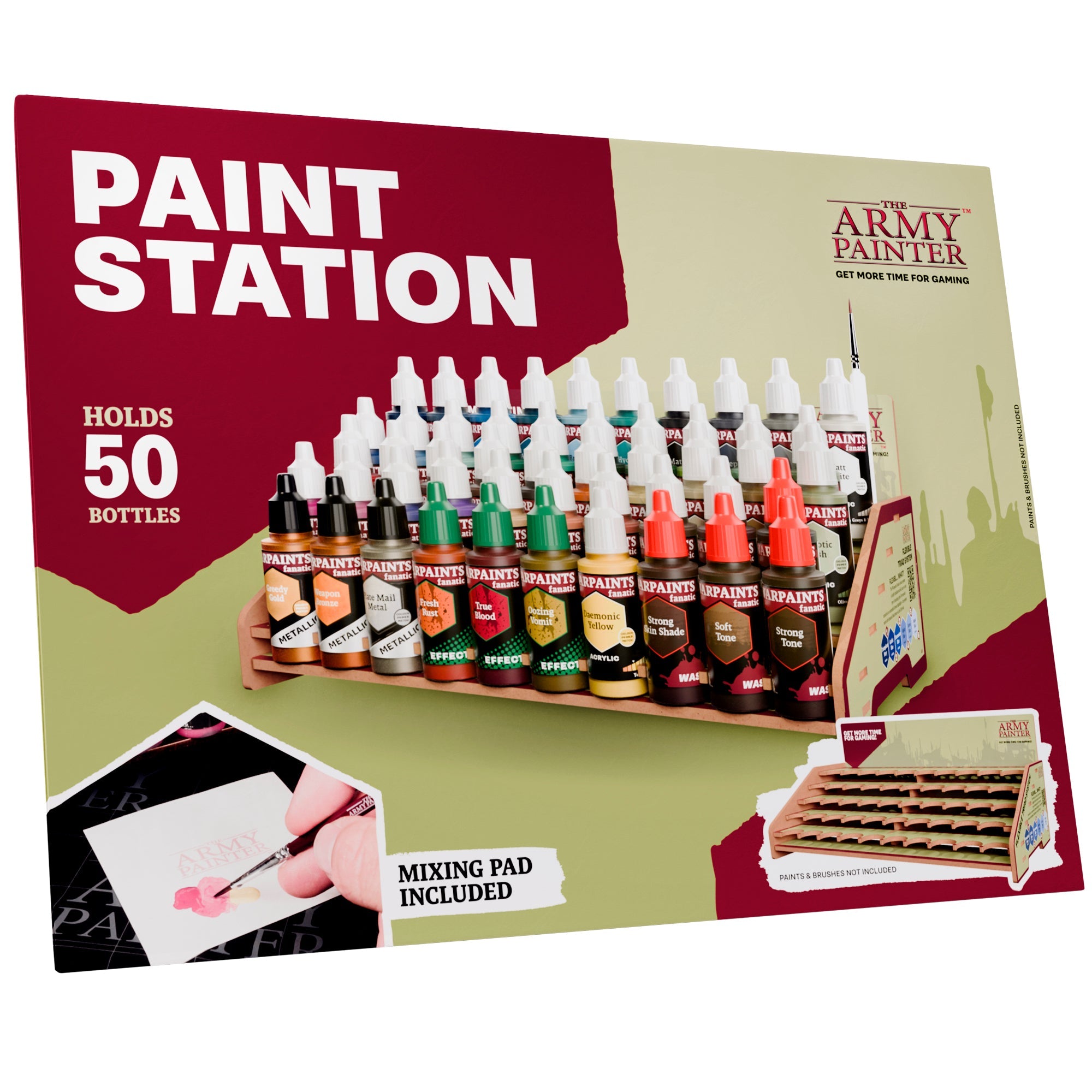 the-army-painter-paint-station-50-station-peinture-mdf-50-flacons image 1