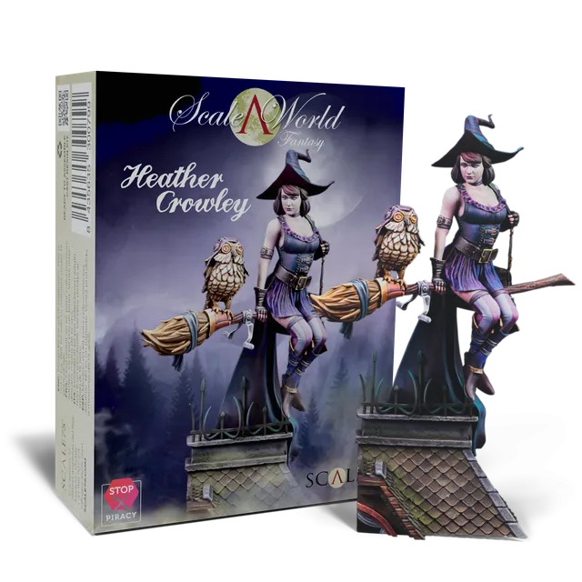 scale75-characters-heather-crowley-figurine-75mm-non-peinte-sorci-re image 1
