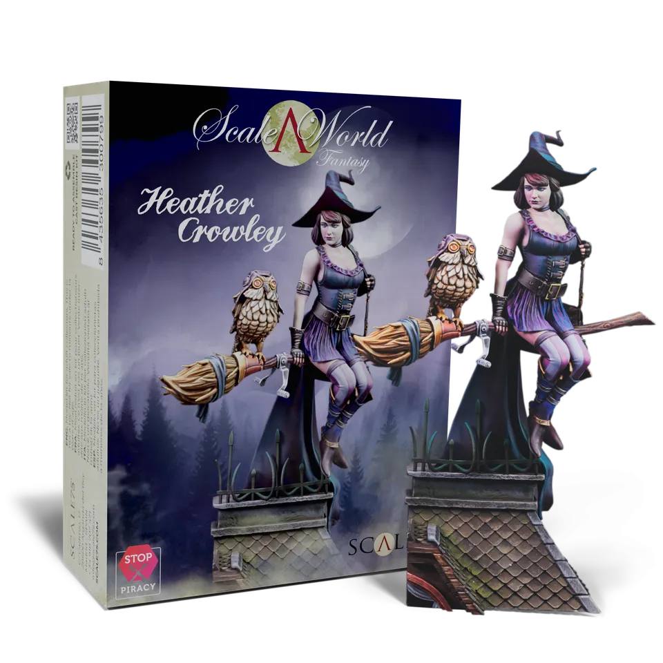 scale75-characters-heather-crowley-figurine-75mm-non-peinte-sorci-re image 1