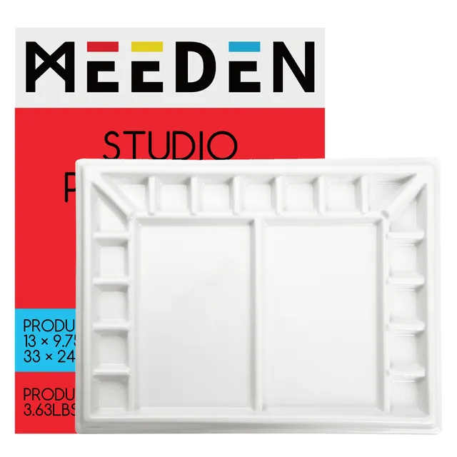 meeden-palette-porcelaine-blanche-17-godets-studio image 1