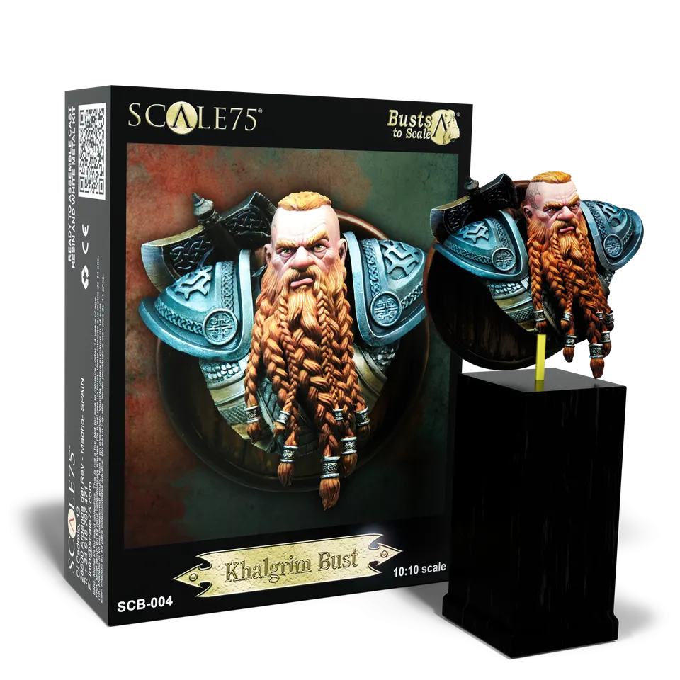 scale75-busts-to-scale-khalgrim-bust-buste-r-sine-1-10-non-peint image 1
