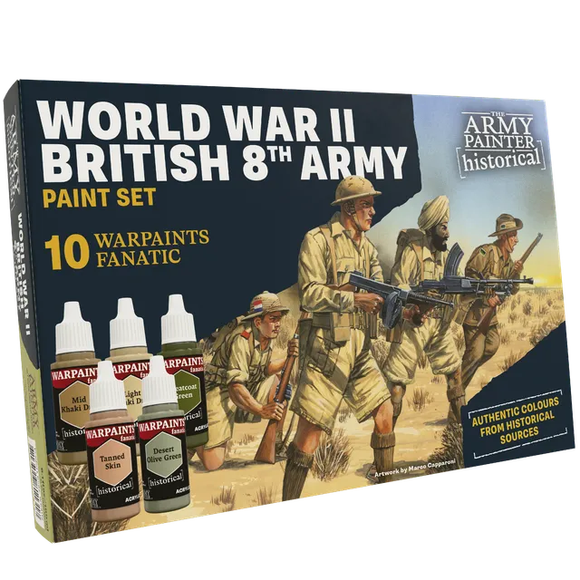 the-army-painter-warpaints-historical-wwii-british-8th-army-set-10 image 1