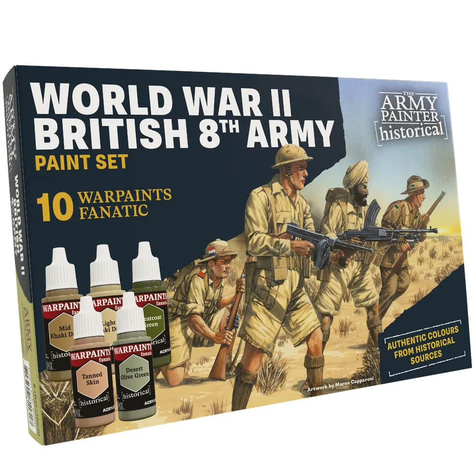 the-army-painter-warpaints-historical-wwii-british-8th-army-set-10 image 1
