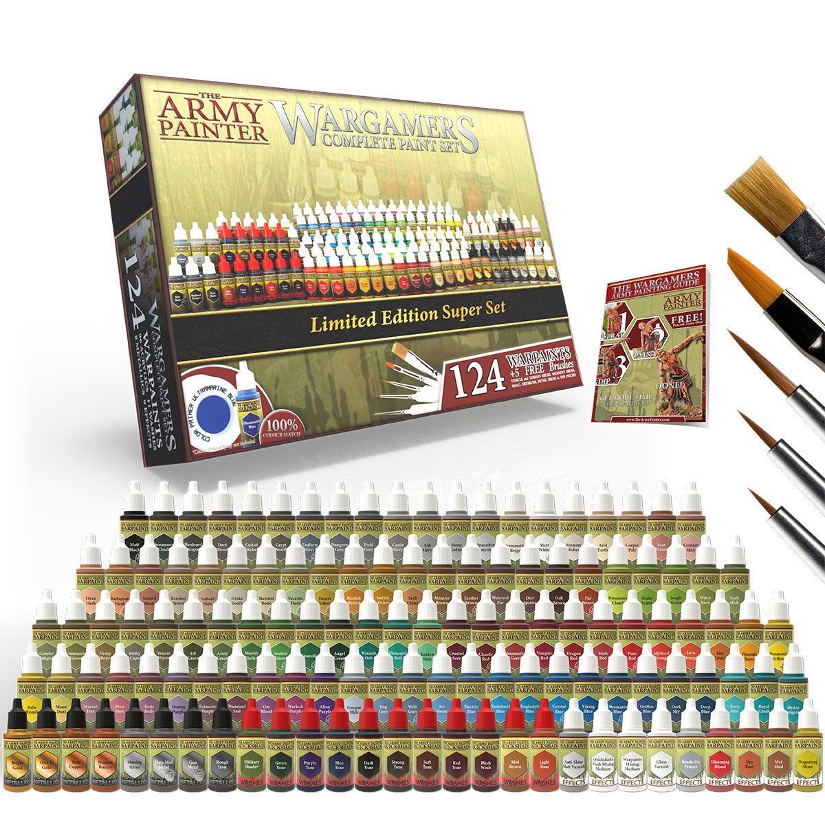 the-army-painter-warpaints-complete-paint-set-coffret-124-couleurs image 1