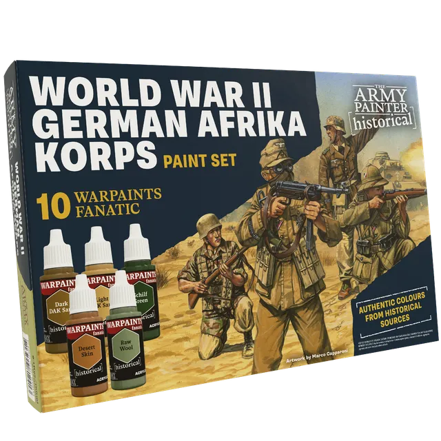 the-army-painter-historical-afrika-korps-set-10-peintures-wwii image 1