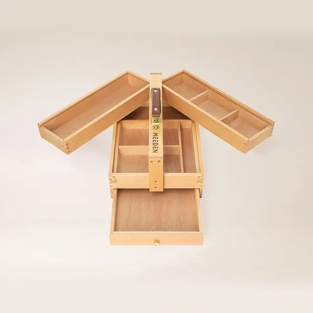 meeden-storage-boxes-hbx-7-bo-te-bois-pliante-tiroir image 1