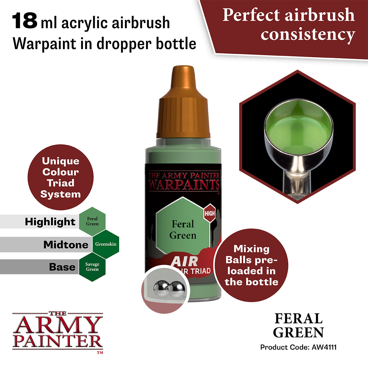 the-army-painter-warpaints-air-feral-green-peinture-a-rographe-18ml image 2
