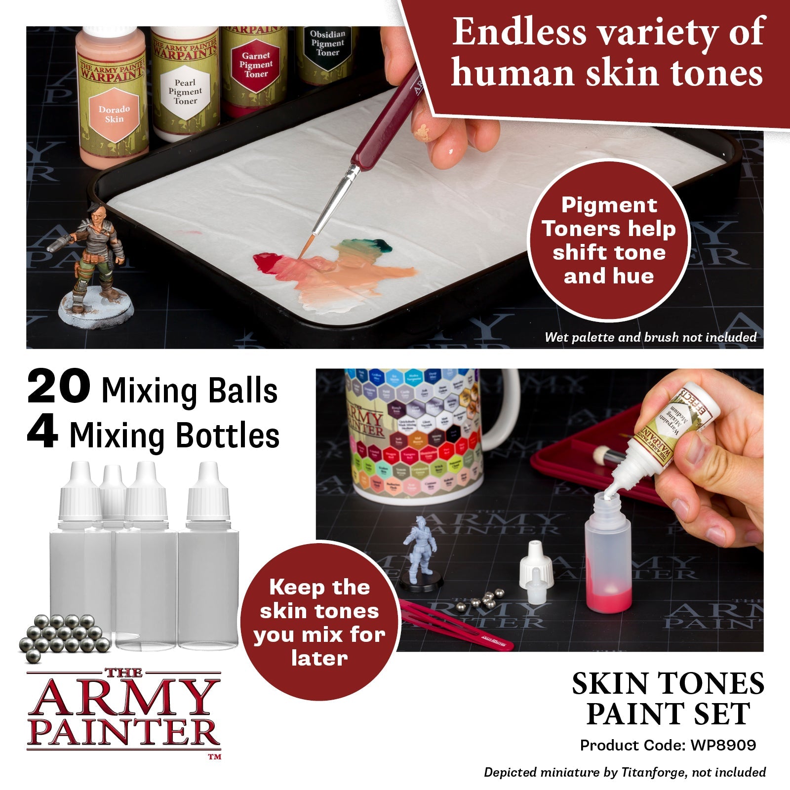 the-army-painter-warpaints-skin-tones-paint-set-peinture-peau-16-pcs image 5