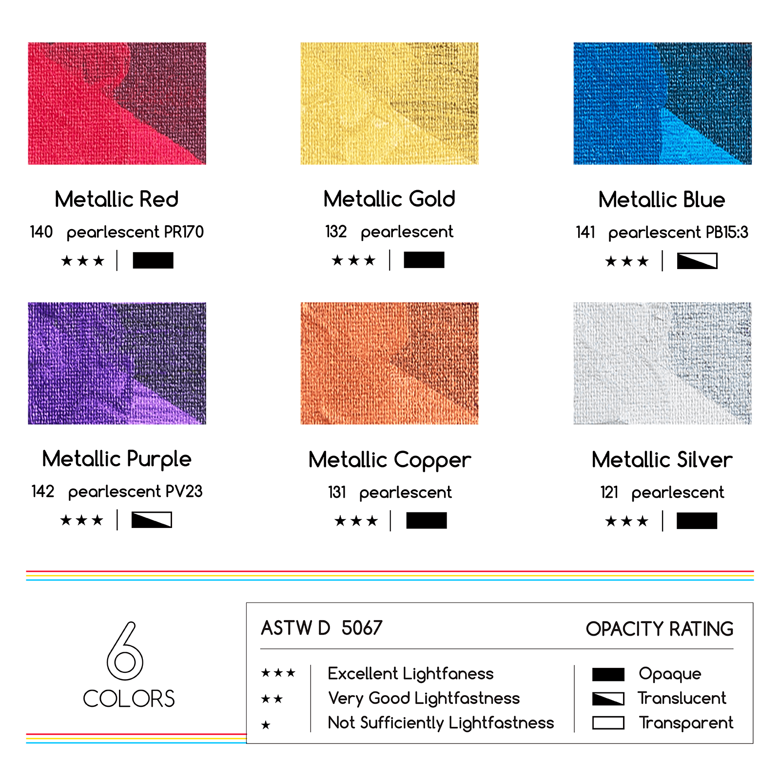 meeden-acrylic-acrylique-m-tallique-6-x-60ml-paisse image 6