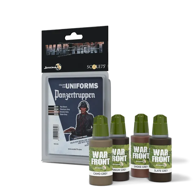 scale75-warfront-panzer-truppen-set-peinture-acrylique-4-pots-uniforme-noir image 1
