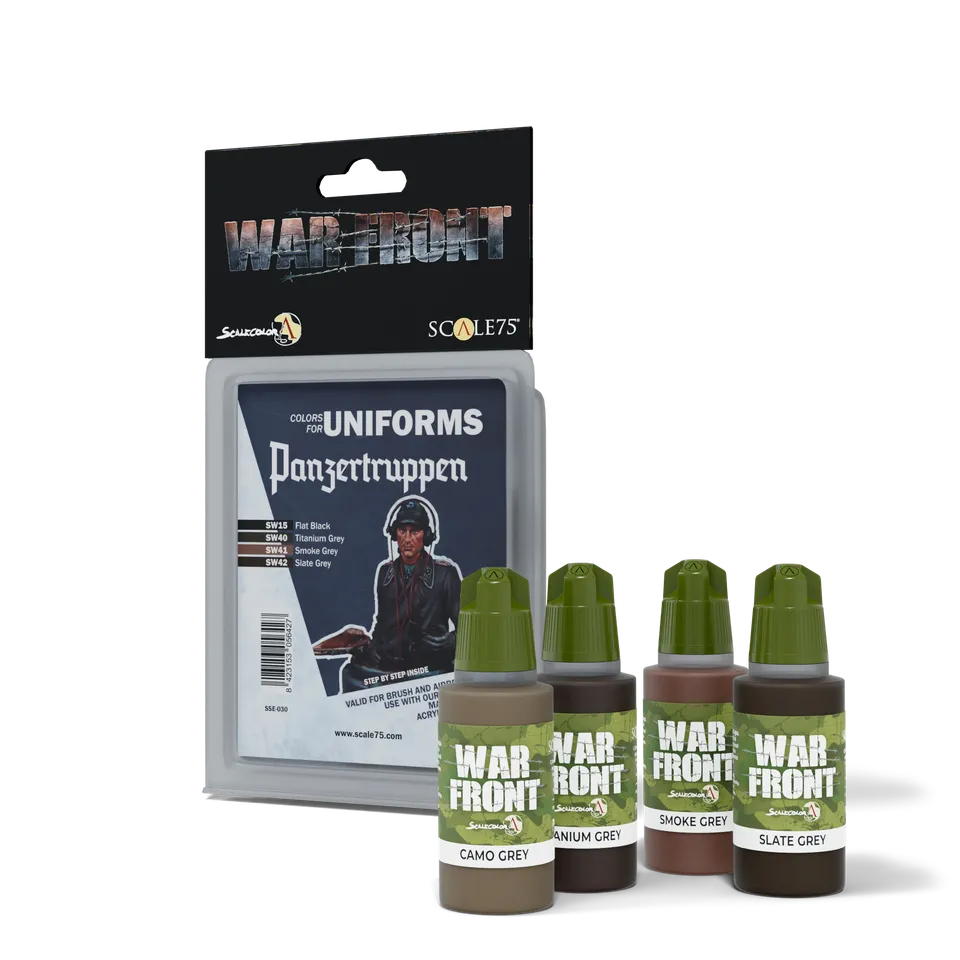 scale75-warfront-panzer-truppen-set-peinture-acrylique-4-pots-uniforme-noir image 1
