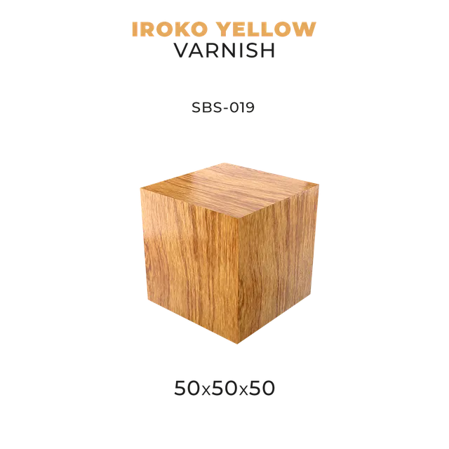 scale75-accessories-socle-bois-50x50-vernis-jaune image 1
