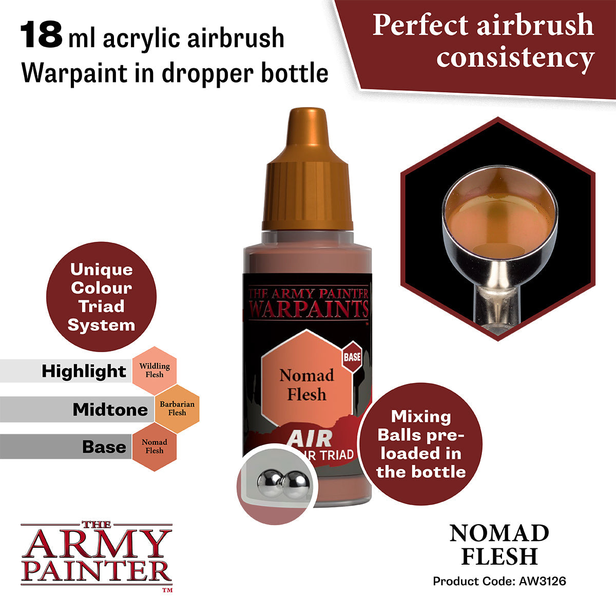 the-army-painter-warpaints-air-nomad-flesh-peinture-a-rographe-18ml image 2