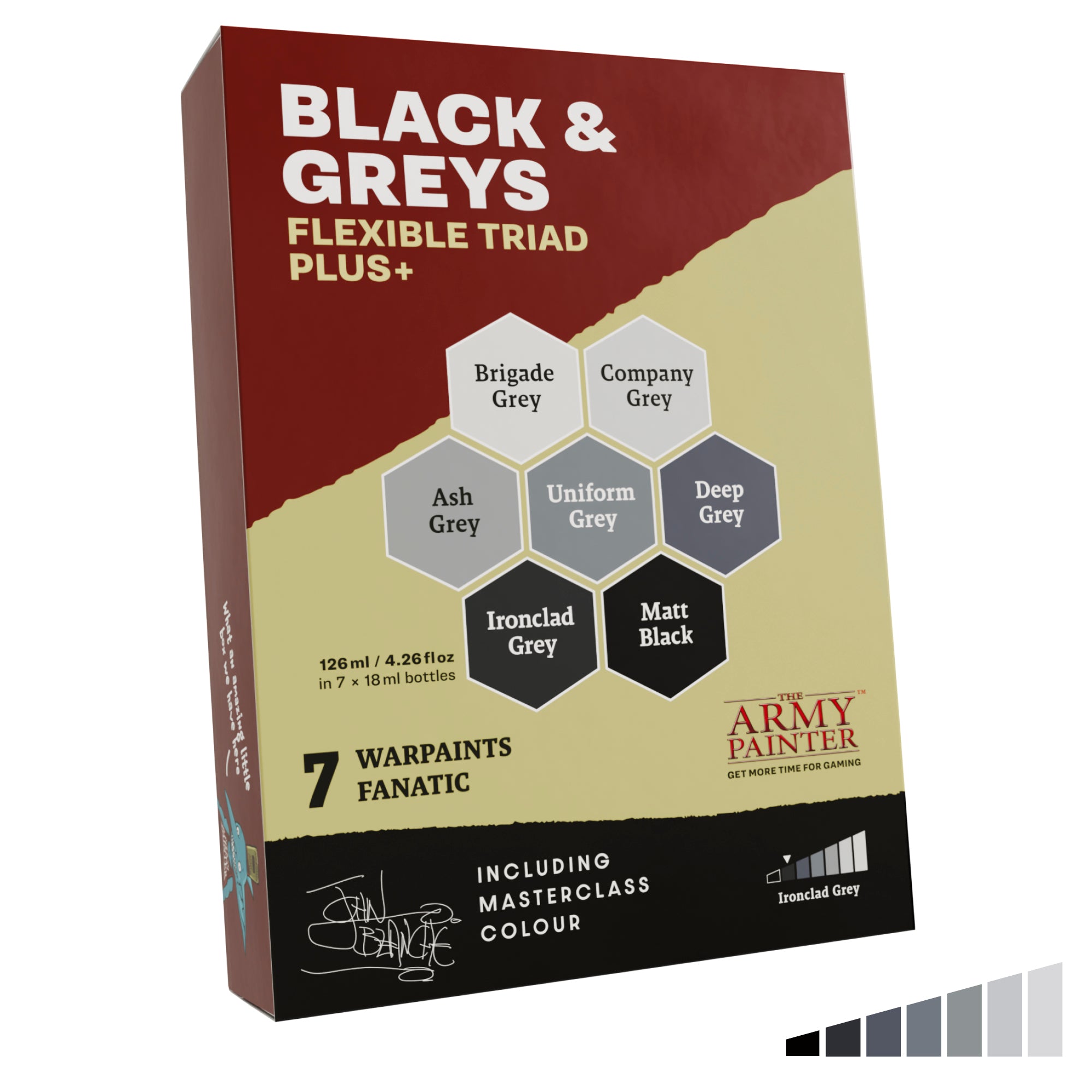 the-army-painter-fanatic-triad-blacks-greys-set-7-peintures image 1