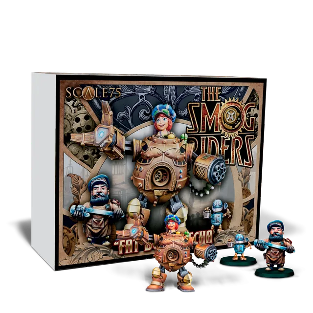 scale75-the-smog-riders-fat-bob-mecha-figurine-35mm-r-sine image 1