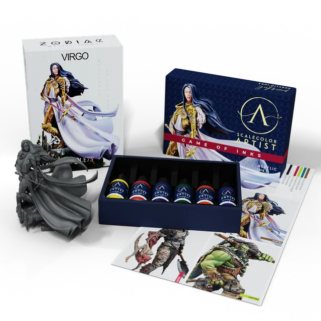 scale75-bundles-pack-game-of-inks-virgo-peinture-figurine image 1